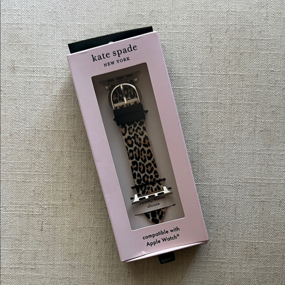 Kate Spade Leopard Pattern Apple Watch Band - NWT!
